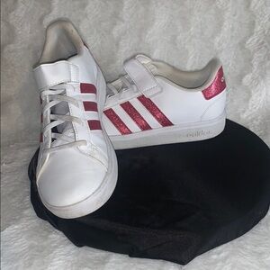 Adidas women White and Pink Sneakers